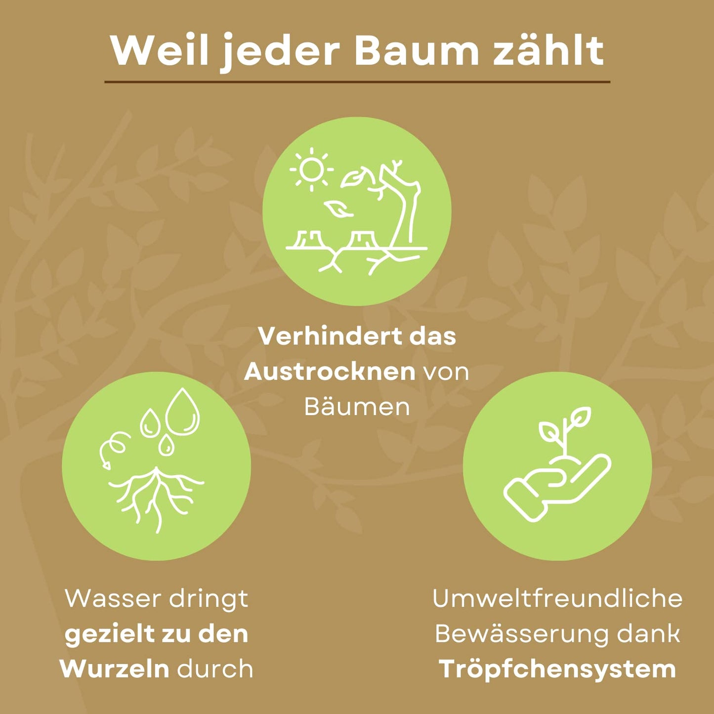 Treebag PVC XL Bewässerungssack Grün
