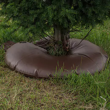 TreeBag Bewässerungsring für Bäume braun