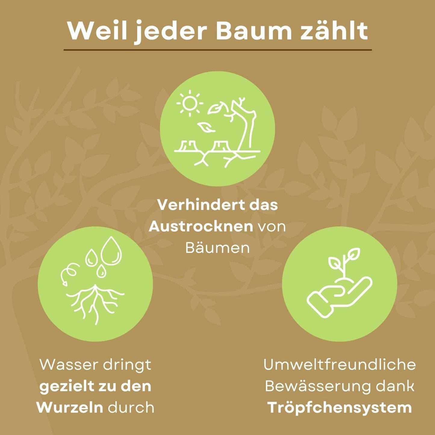 Treebag PE Bewässerungssack Grün