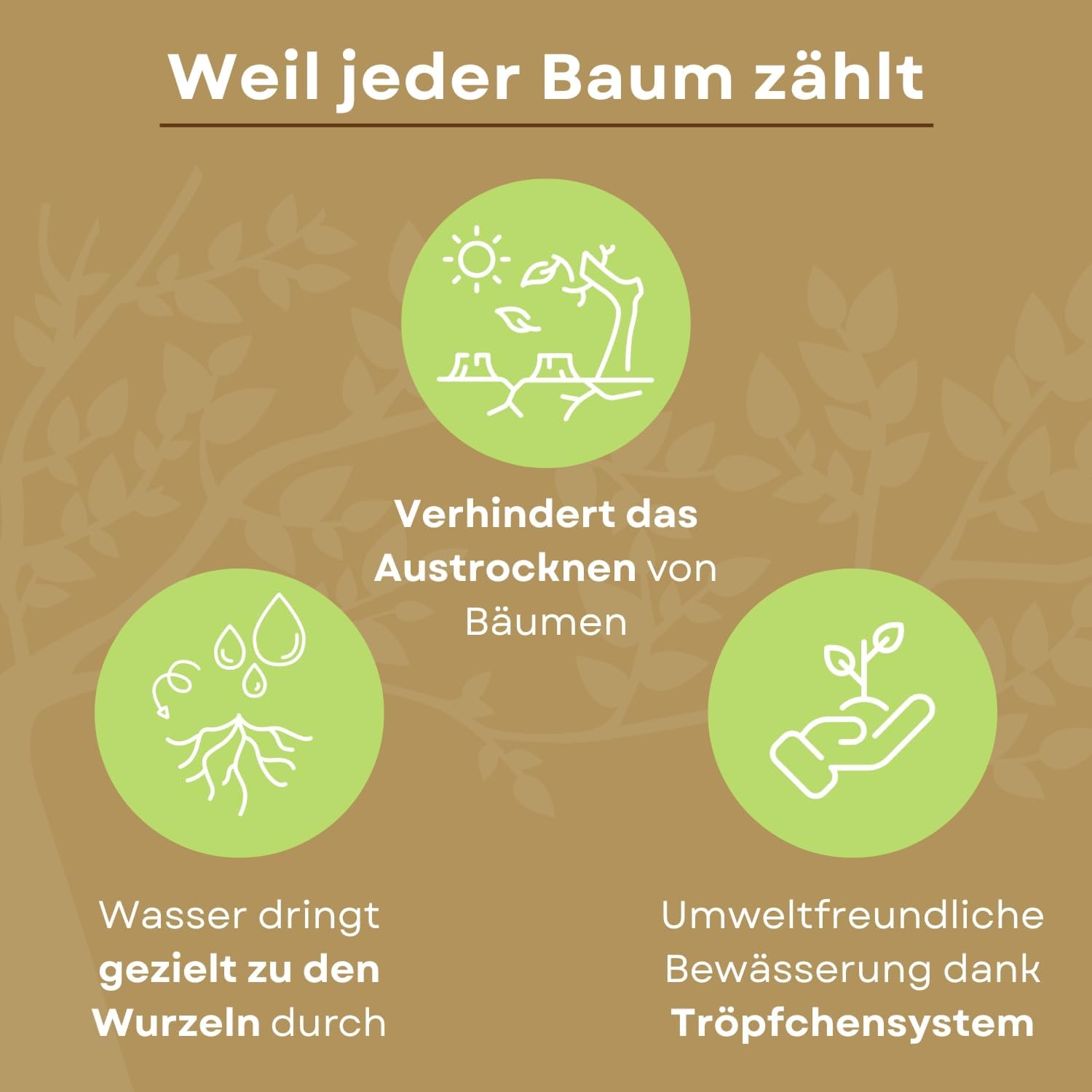 Grafik "Weil jeder Baum zählt"