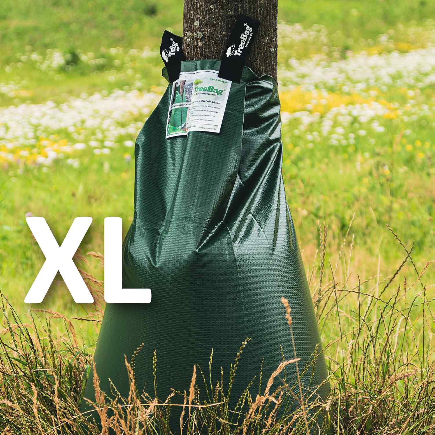 PVC XL-Wassersack: 100L Baumbewässerung durch stundenlanges Tropfen