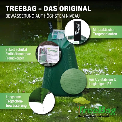 Treebag PE Bewässerungssack 75L Grün zur Baumbewässerung: Das Original