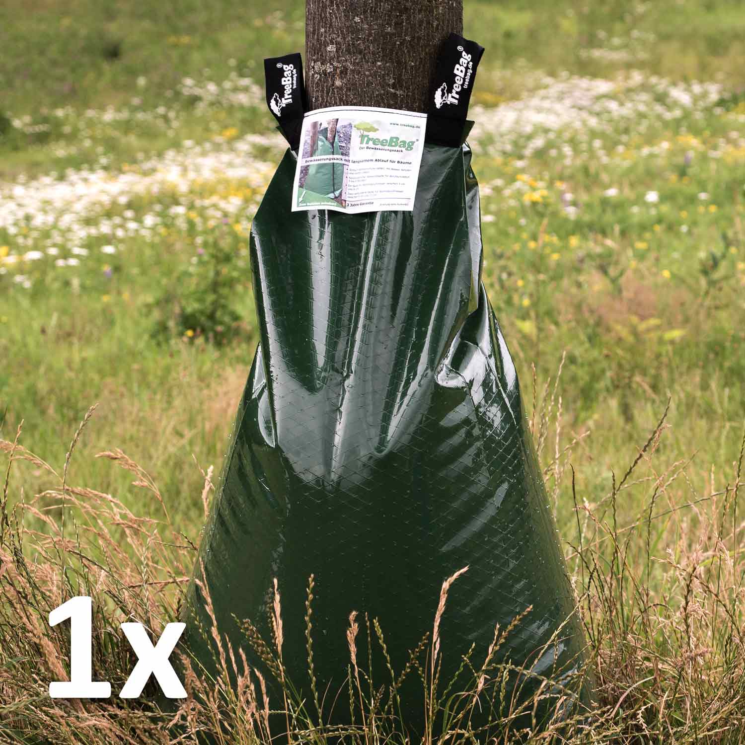 Wassersack für Bäume: PE Baumbewässerungssack mit 75L Kapazität